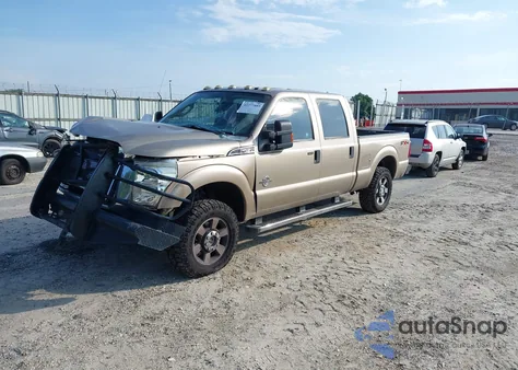 2011 Ford F-250 Xlt из США, поврежденный, VIN 1FT7W2BT6BEB08838